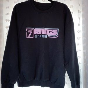 ARIANA GRANDE 7 RINGS SWEATSHIRT